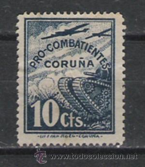 Sellos: LA CORU&Ntilde;A PRO-COMBATIENTES - Foto 1