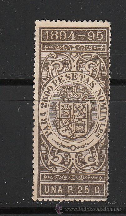 Sellos: 1894-95. UNA P. 25 C. - Foto 1