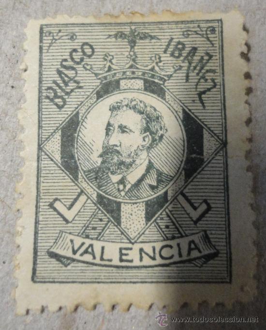 Sellos: Blasco Ib&aacute;&ntilde;ez. Valencia. - Foto 1