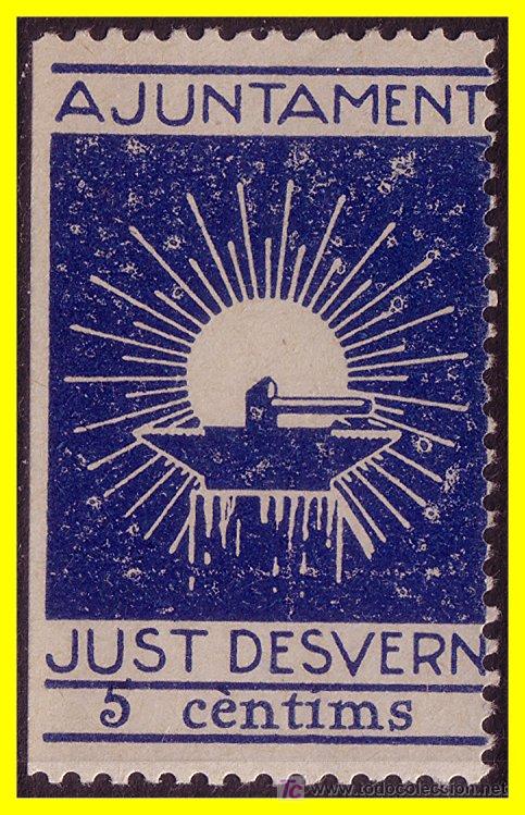 Briefmarken: Barcelona SANT JUST DESVERN FESOFI n&ordm; 5 (*)