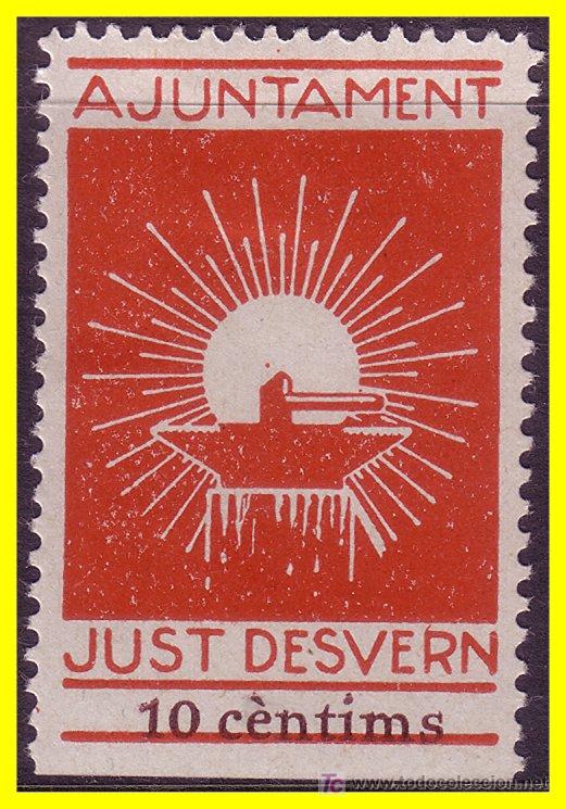 Briefmarken: Barcelona SANT JUST DESVERN FESOFI n&ordm; 10 (*)
