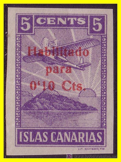 Briefmarken: CANARIAS Guerra Civil FESOFI n&ordm; 24s * *
