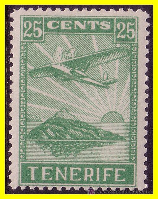 Briefmarken: CANARIAS Tenerife Guerra Civil FESOFI n&ordm; 10 * *