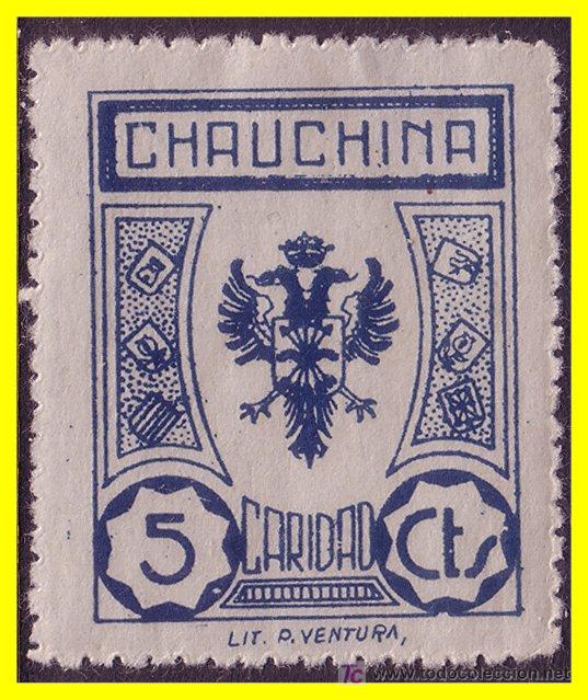 Briefmarken: Granada CHAUCHINA, GUERRA CIVIL FESOFI n&ordm; 9 *