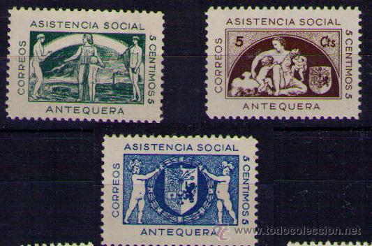 Sellos: 3 VI&Ntilde;ETAS DE ANTEQUERA - Foto 1