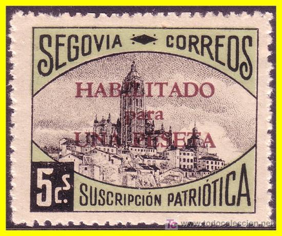 Briefmarken: Segovia SEGOVIA Guerra Civil, FESOFI N&ordm; 37 *