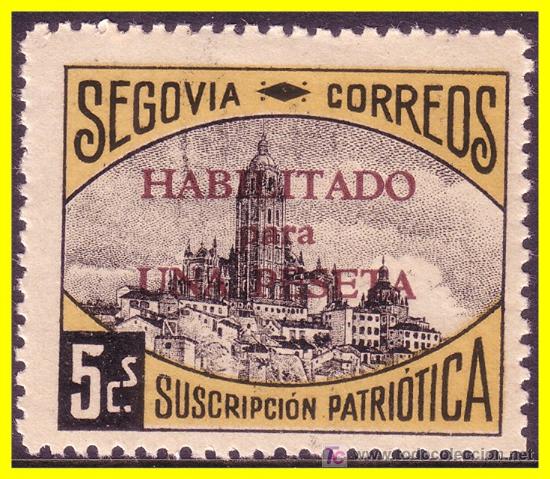Briefmarken: Segovia SEGOVIA Guerra Civil, FESOFI N&ordm; 38 *