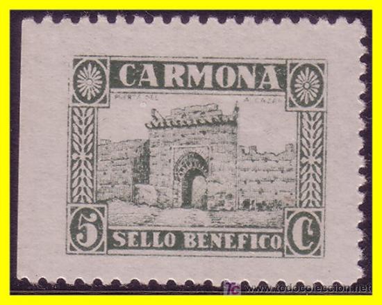 Briefmarken: CARMONA Sevilla, Guerra Civil, FESOFI n&ordm; 14 * *