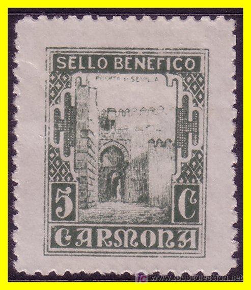 Briefmarken: CARMONA Sevilla, Guerra Civil, FESOFI n&ordm; 18 *