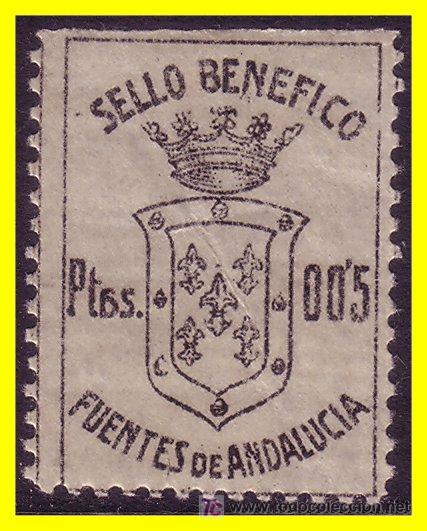 Briefmarken: FURNTES DE ANDALUC&Iacute;A Sevilla, Guerra Civil, FESOFI n&ordm; 1 * *