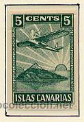 Sellos: CANARIAS. 1&ordf; EMISI&Oacute;N DE PRUEBAS. SOFIMA 5s - Foto 1