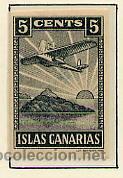 Sellos: CANARIAS. 1&ordf; EMISI&Oacute;N DE PRUEBAS. SOFIMA 7s - Foto 1