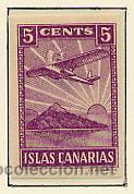 Sellos: CANARIAS. 1&ordf; EMISI&Oacute;N DE PRUEBAS. SOFIMA 12s - Foto 1