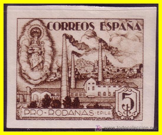 Briefmarken: ZARAGOZA &Eacute;pila, Guerra Civil,  FESOFI n&ordm; 3 * *