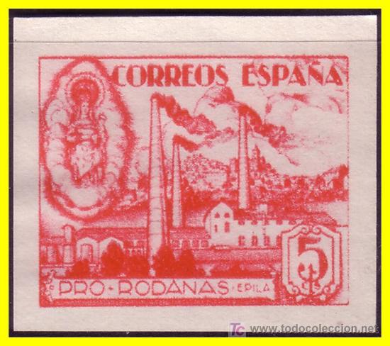 Briefmarken: ZARAGOZA &Eacute;pila, Guerra Civil,  FESOFI n&ordm; 4 (*)