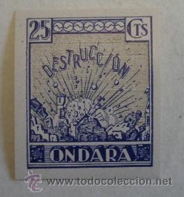 Sellos: Vi&ntilde;eta Ondara, 25 cts - Foto 1