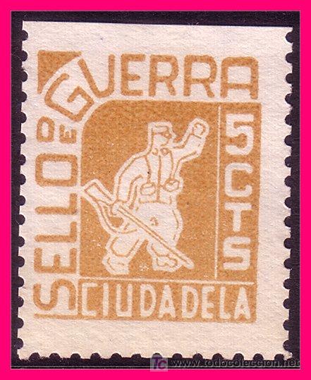Stamps: Baleares CIUDADELA, GUERRA CIVIL, FESOFI n&ordm; 12 (*)