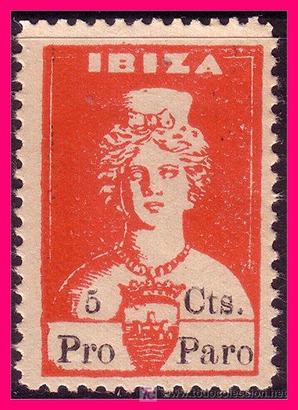 Briefmarken: Baleares IBIZA, GUERRA CIVIL, FESOFI n&ordm; 7 (*)