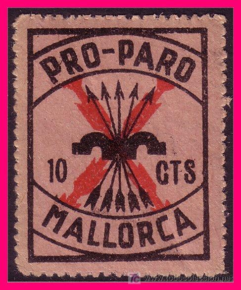 Briefmarken: Baleares PALMA DE MALLORCA, Guerra Civil, FESOFI n&ordm; 22b * *
