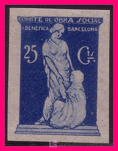 Briefmarken: Barcelona BARCELONA Guerra Civil, FESOFI n&ordm; 116s (*)