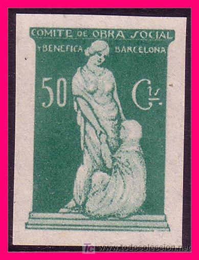 Selos: Barcelona BARCELONA Guerra Civil, FESOFI n&ordm; 117s (*)