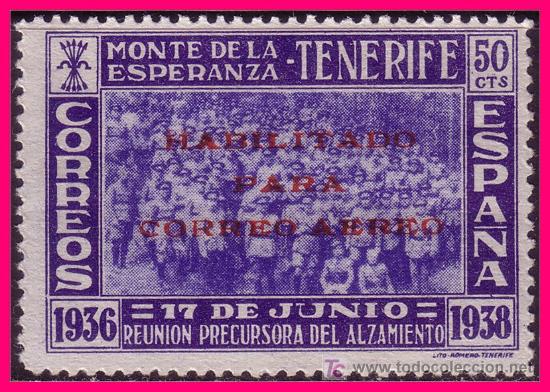 Briefmarken: Canarias TENERIFE Guerra Civil, FESOFI n&ordm; 34 * *