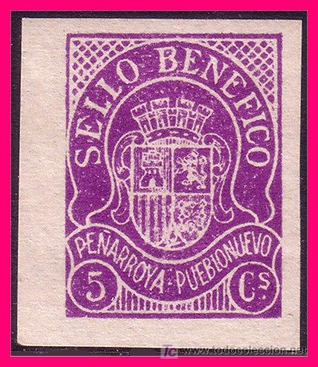 Briefmarken: C&oacute;rdoba PE&Ntilde;ARROYA PUEBLONUEVO Guerra Civil, FESOFI n&ordm; 1s * *