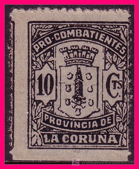 Briefmarken: Coru&ntilde;a LA CORU&Ntilde;A Guerra Civil, FESOFI n&ordm; 18 (*)