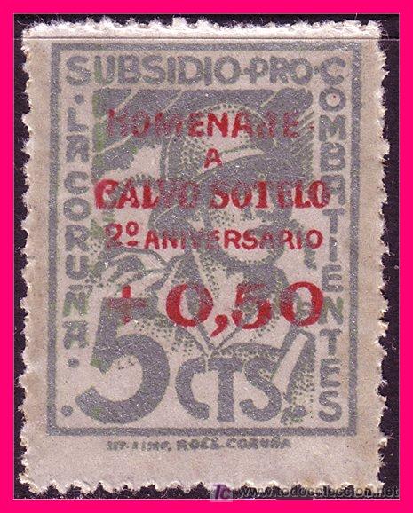 Briefmarken: Coru&ntilde;a LA CORU&Ntilde;A Guerra Civil, FESOFI n&ordm; 54 * *