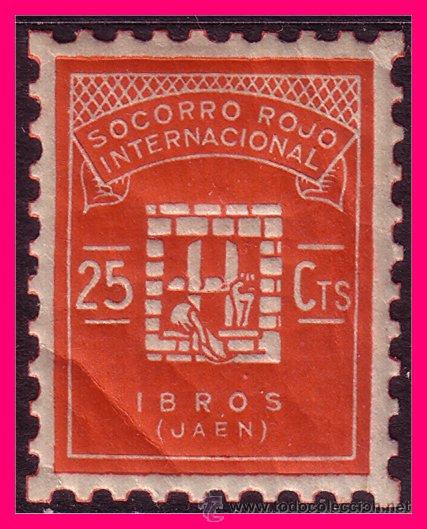 Briefmarken: Ja&eacute;n IBROS Guerra Civil, FESOFI n&ordm; 2 *