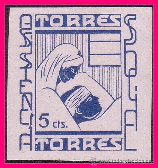 Briefmarken: Ja&eacute;n TORRES Guerra Civil, FESOFI n&ordm; 1 (*)