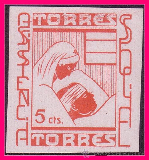 Briefmarken: Ja&eacute;n TORRES Guerra Civil, FESOFI n&ordm; 2 (*)