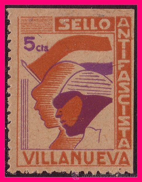 Briefmarken: Ja&eacute;n VILLANUEVA Guerra Civil, FESOFI n&ordm; 2 *