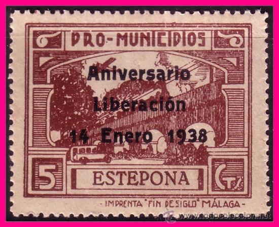 Briefmarken: M&Aacute;LAGA Estepona GUERRA CIVIL, FESOFI N&ordm; 16 (*) ss
