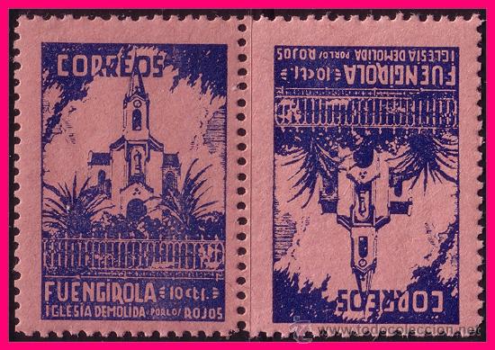 Briefmarken: M&Aacute;LAGA Fuengirola GUERRA CIVIL, FESOFI N&ordm; 13pc (*) ss