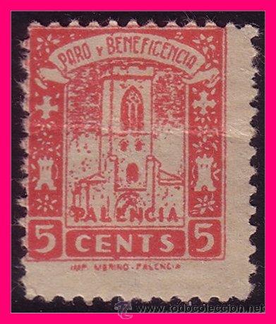 Briefmarken: Palencia PALENCIA, Guerra Civil, FESOFI n&ordm; 2a *
