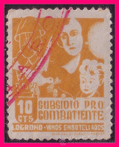 Selos: La Rioja LOGRO&Ntilde;O, Guerra Civil, FESOFI n&ordm; 13 * *