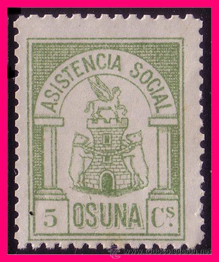 Stamps: Sevilla OSUNA, Guerra Civil, FESOFI n&ordm; 1 (*) ss