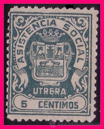 Stamps: Sevilla UTRERA, Guerra Civil, FESOFI n&ordm; 5 (*)