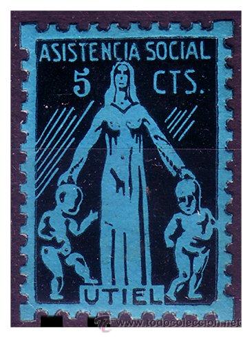 Briefmarken: VALENCIA Utiel, Guerra Civil, FESOFI N&ordm; 4 *
