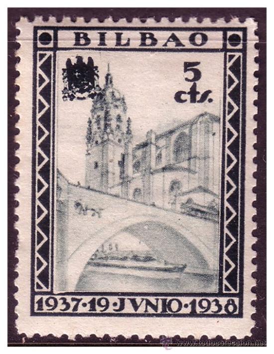 Briefmarken: Vizcaya, Guerra Civil, FESOFI N&ordm; 10 *
