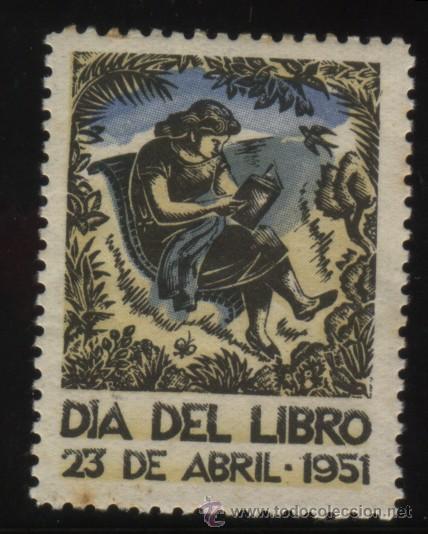 Sellos: S-11364- D&iacute;a del libro 1951. - Foto 1