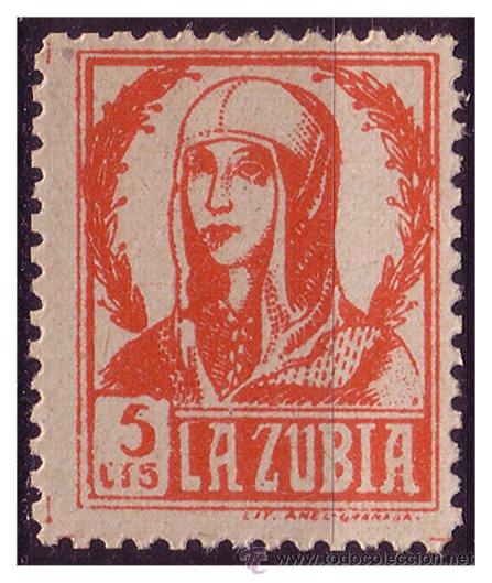 Stamps: GRANADA La Zubia, Guerra Civil, FESOFI n&ordm; 3 (*) ss