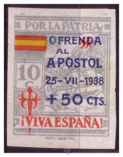 Stamps: CORU&Ntilde;A Coru&ntilde;a, Guerra Civil, FESOFI n&ordm; 13 * *