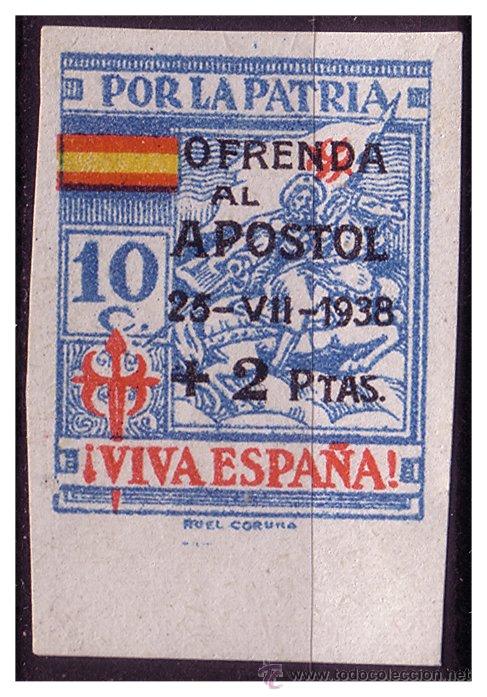 Stamps: CORU&Ntilde;A Coru&ntilde;a, Guerra Civil, FESOFI n&ordm; 15 * *