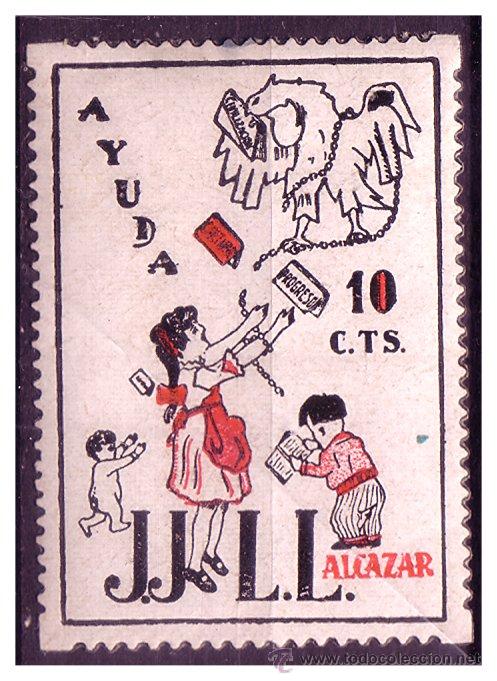 Briefmarken: CIUDAD REAL Alc&aacute;zar de San Juan, Guerra Civil, FESOFI n&ordm; 1 *