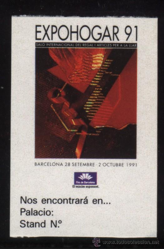Sellos: S-11538- BARCELONA. EXPOHOGAR 91. - Foto 1