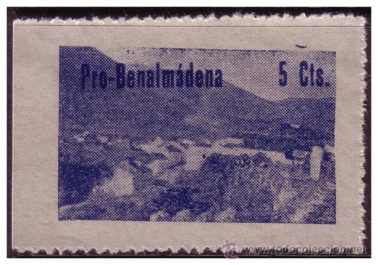 Briefmarken: M&Aacute;LAGA Benalm&aacute;dena, Guerra Civil, FESOFI n&ordm; 2 (*)