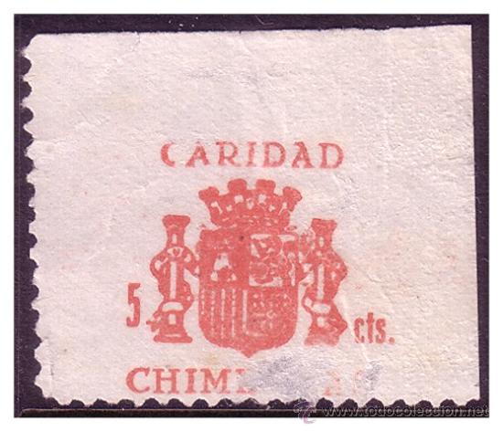 Briefmarken: GRANADA Chimeneas, Guerra Civil, FESOFI n&ordm; 8 (*)