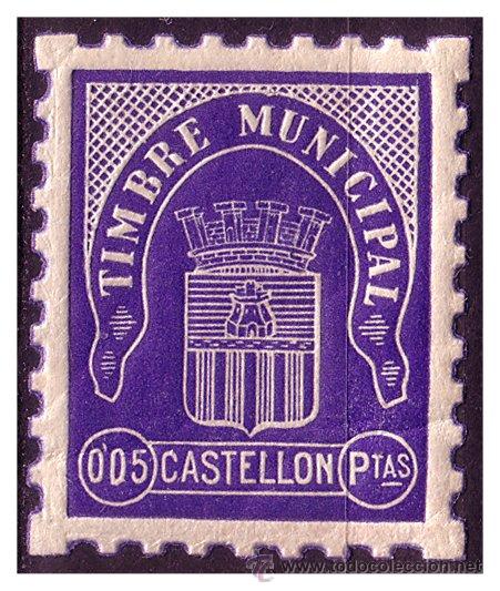 Briefmarken: CASTELL&Oacute;N Castell&oacute;n, Guerra Civil, FESOFI n&ordm; 62 *